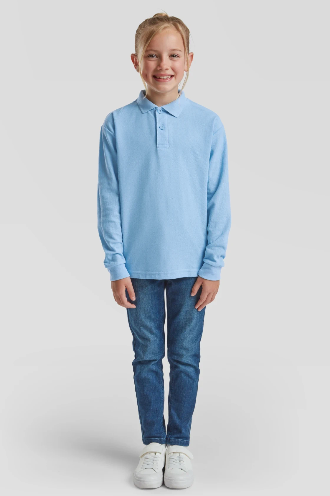 F.O.L. Long Sleeve 65/35 Polo Kids