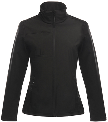 regatta-tra689-womens-softshell-jacket-octagon-ii-black-black-front-2 Regatta Women´s Softshell Jacket - Octagon II