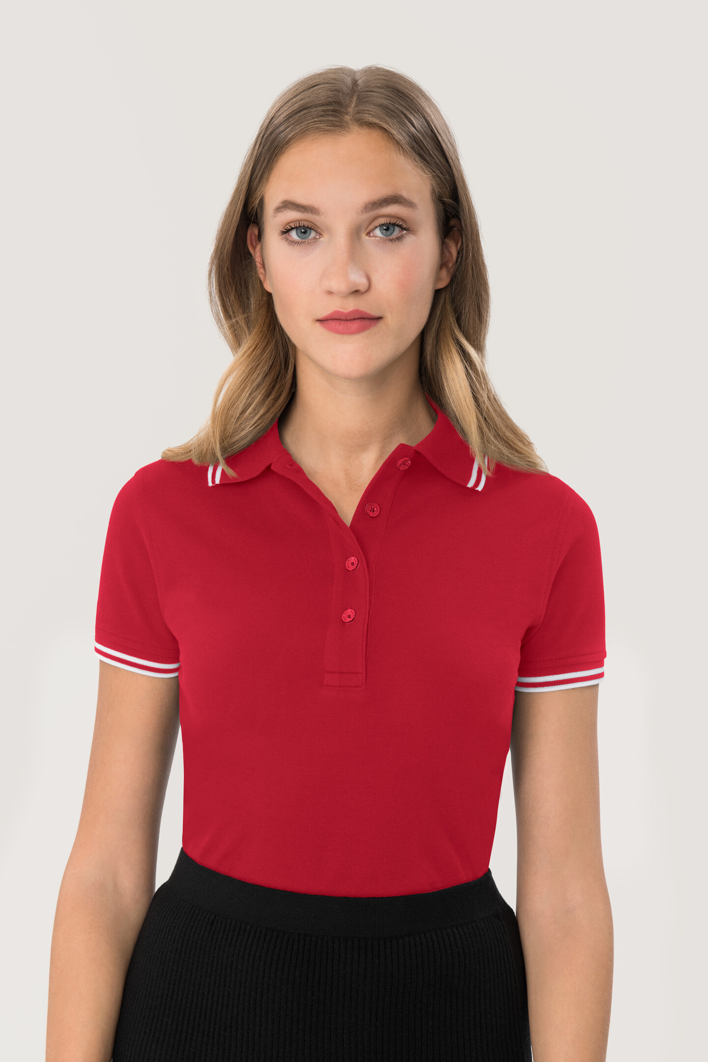 HAKRO Women-Poloshirt 205 Twin-Stripe