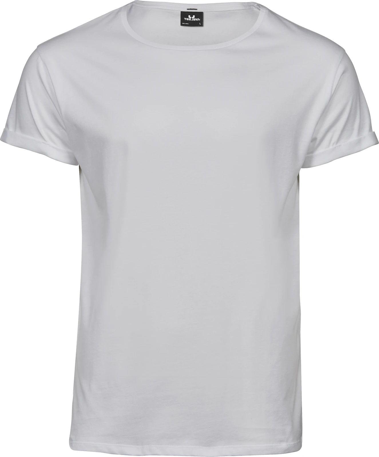 tee-jays-5062-mens-roll-up-t-shirt-white-front-1 Tee Jays Men's Roll-Up Tee