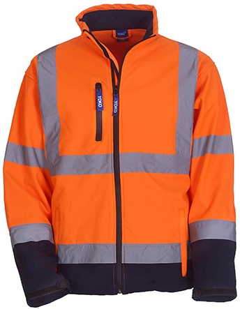 hi-vis orange/navy