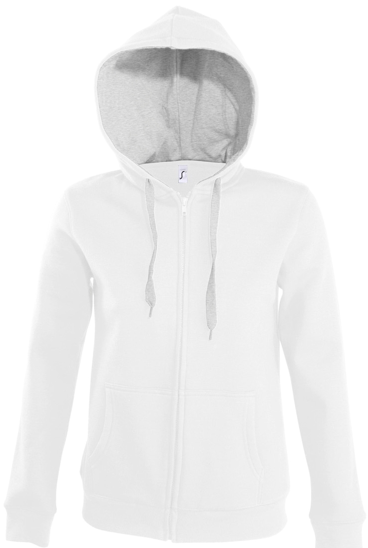 SOL'S Contrast Hooded Zip Jacket Soul Women