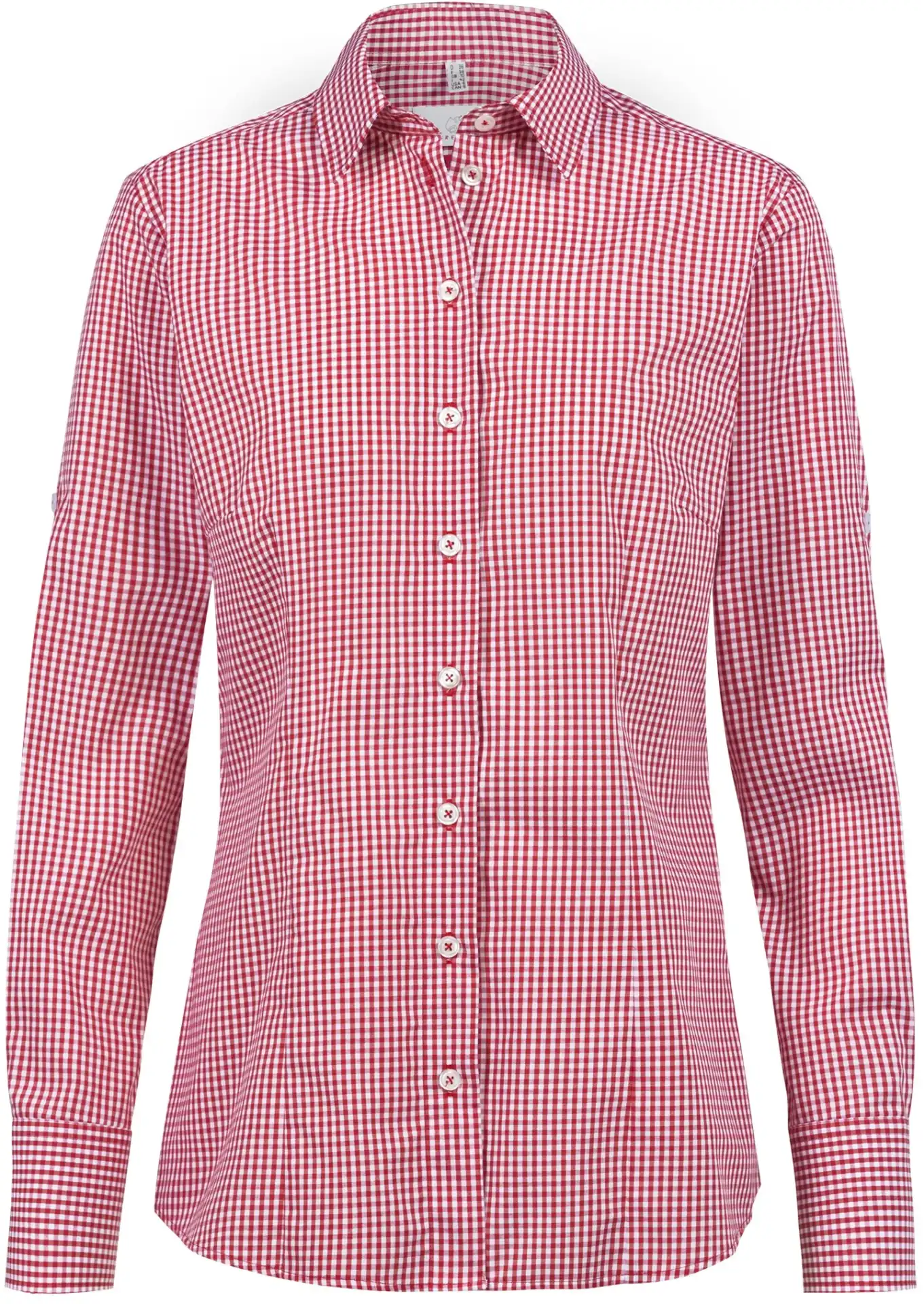 greiff-65213-damen-bluse-11-rf-basic_1170_rot-front-2 GREIFF Damen Bluse vichy karo BASIC Regular Fit