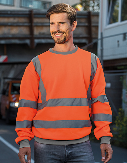 Korntex Hi-Vis Workwear Sweatshirt Limerick