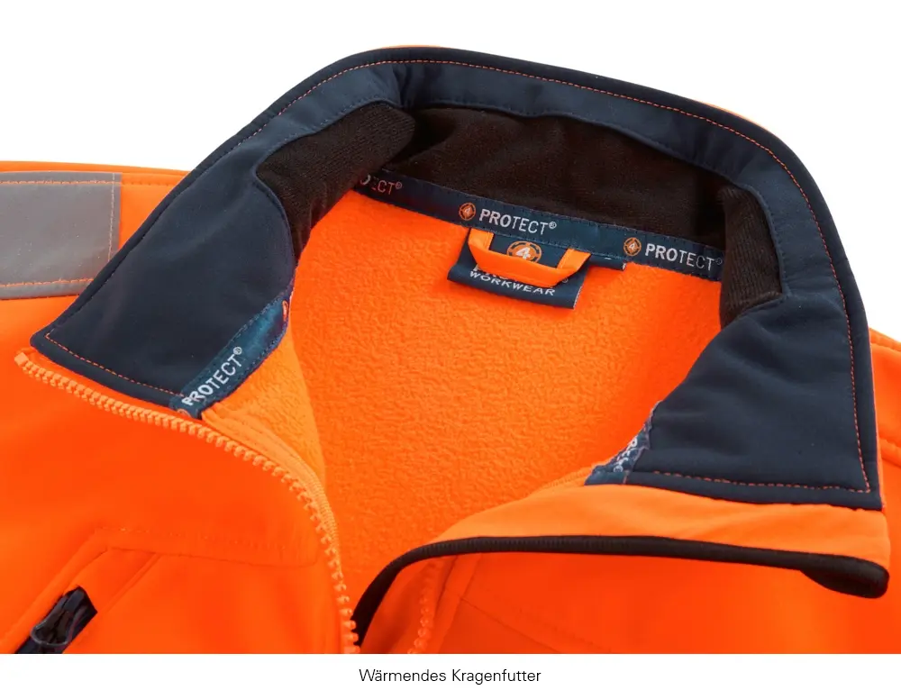 4PROTECT® Warnschutz-Softshelljacke PITTSBURGH