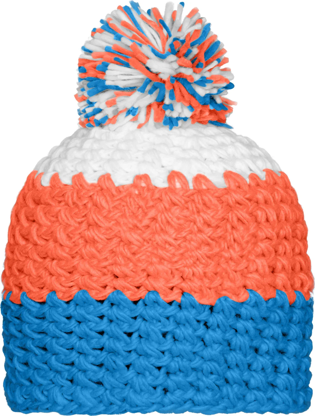 daiber Crocheted Cap With Pompon
