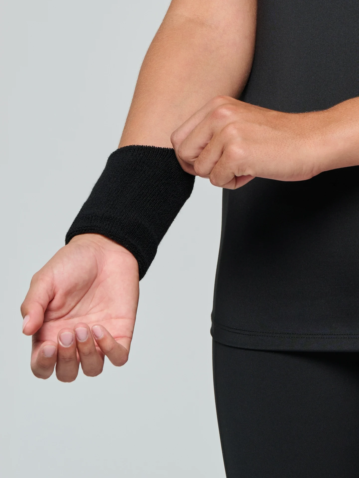 Kariban Frottee Armschweißband extrabreit