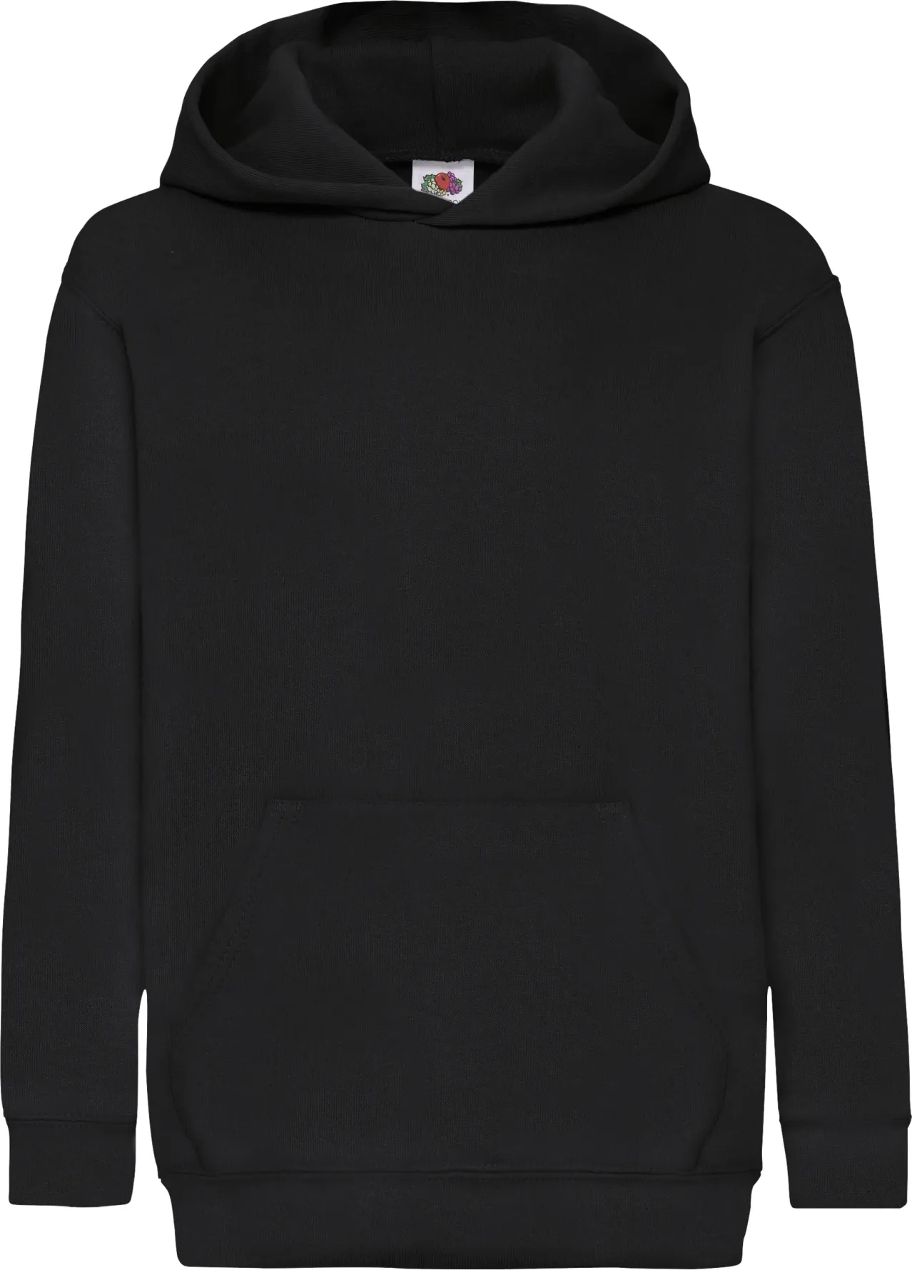 fruit-of-the-loom-62-043-0-kids-classic-hooded-sweatshirt-black-4 F.O.L. Kids Classic Hooded Sweat