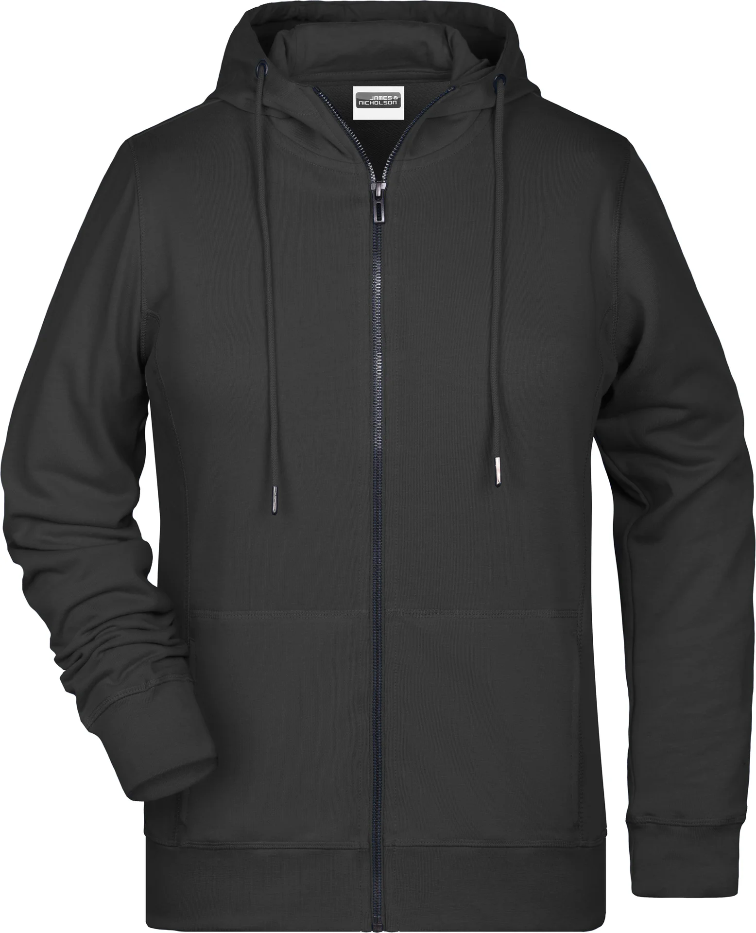 James & Nicholson Ladies Zip-Hoody