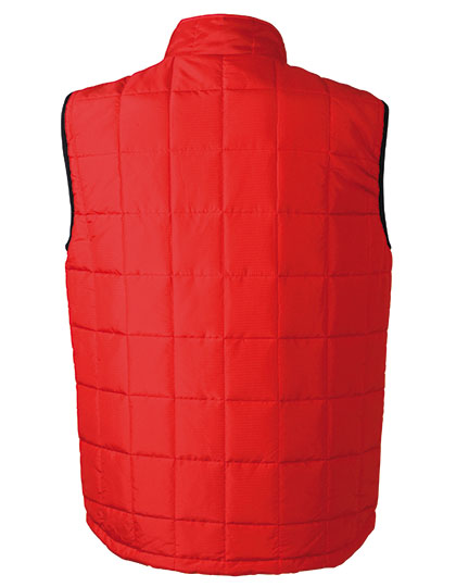 James & Nicholson Men's Padded Light Weight Vest