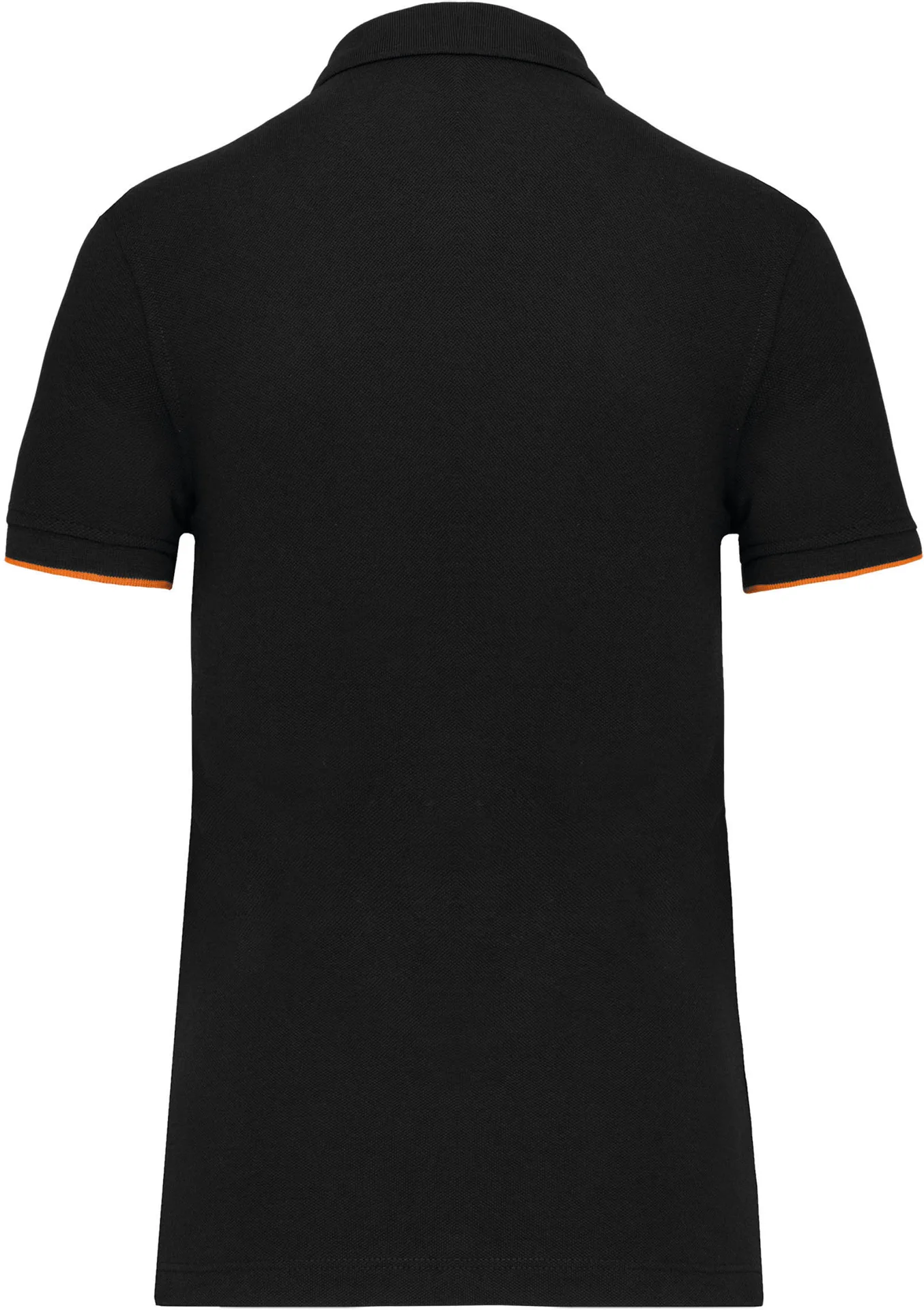 kariban-WK271-damen-workwear-pique-polo-day-to-day-black-orange-back-6 Kariban Damen Workwear Piqué Polo "Day-to-Day"