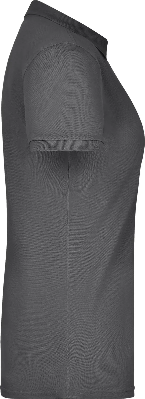 jn707-ladies-pima-poloshirt-carbon-right-6 James & Nicholson Ladies Pima Polo