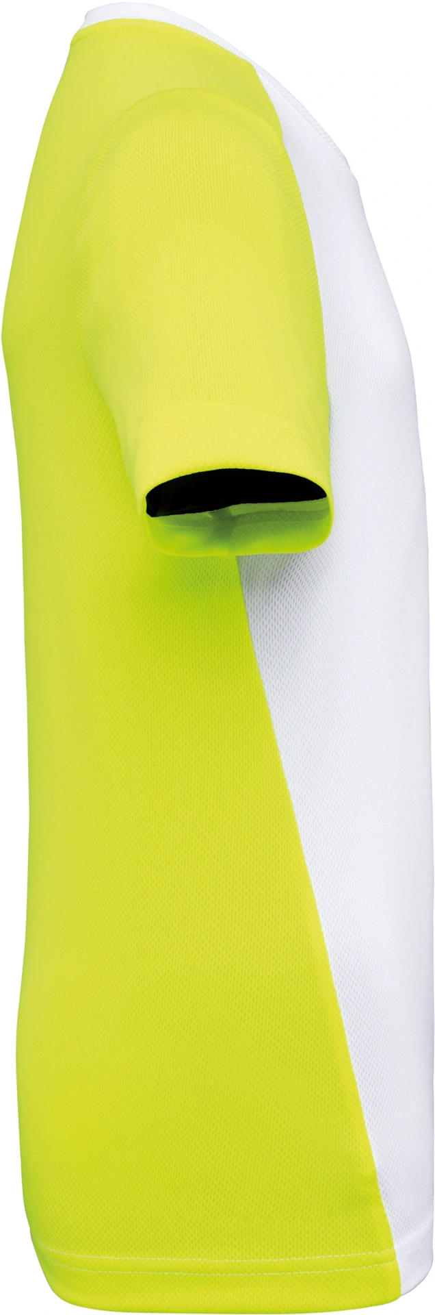 kariban-PA4014-herren-kontrast-sport-shirt-white-fluorescentyellow-right-5 Kariban Herren Kontrast Sport Shirt