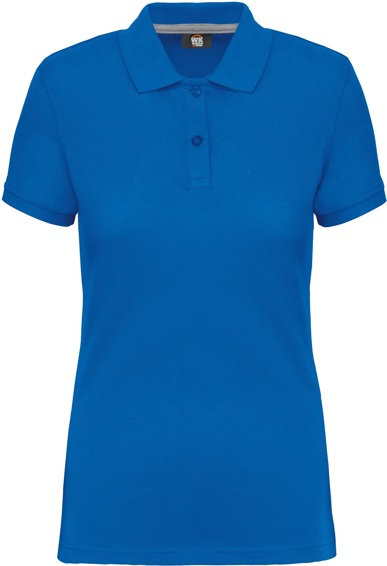 kariban-WK275-schweres-damen-workwear-pique-polo-lightroyalblue-front-3 Kariban Schweres Damen Workwear Piqué Polo