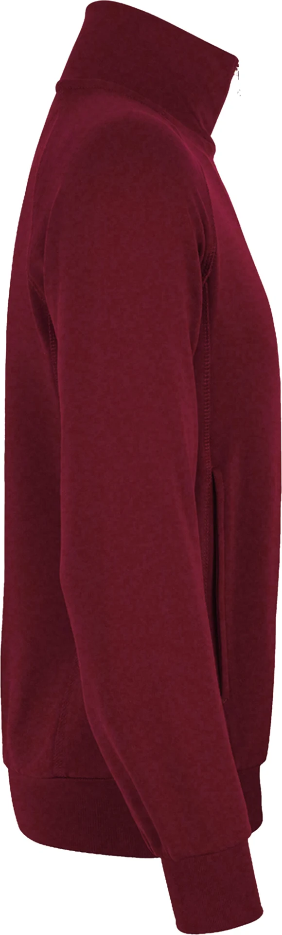 hakro-606-sweatjacke-premium-weinrot-4 HAKRO Sweatjacke 606 College