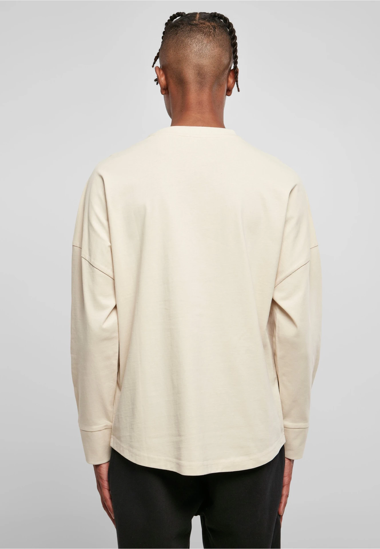 Build Your Brand Oversized Cut On Sleeve Longsleeve