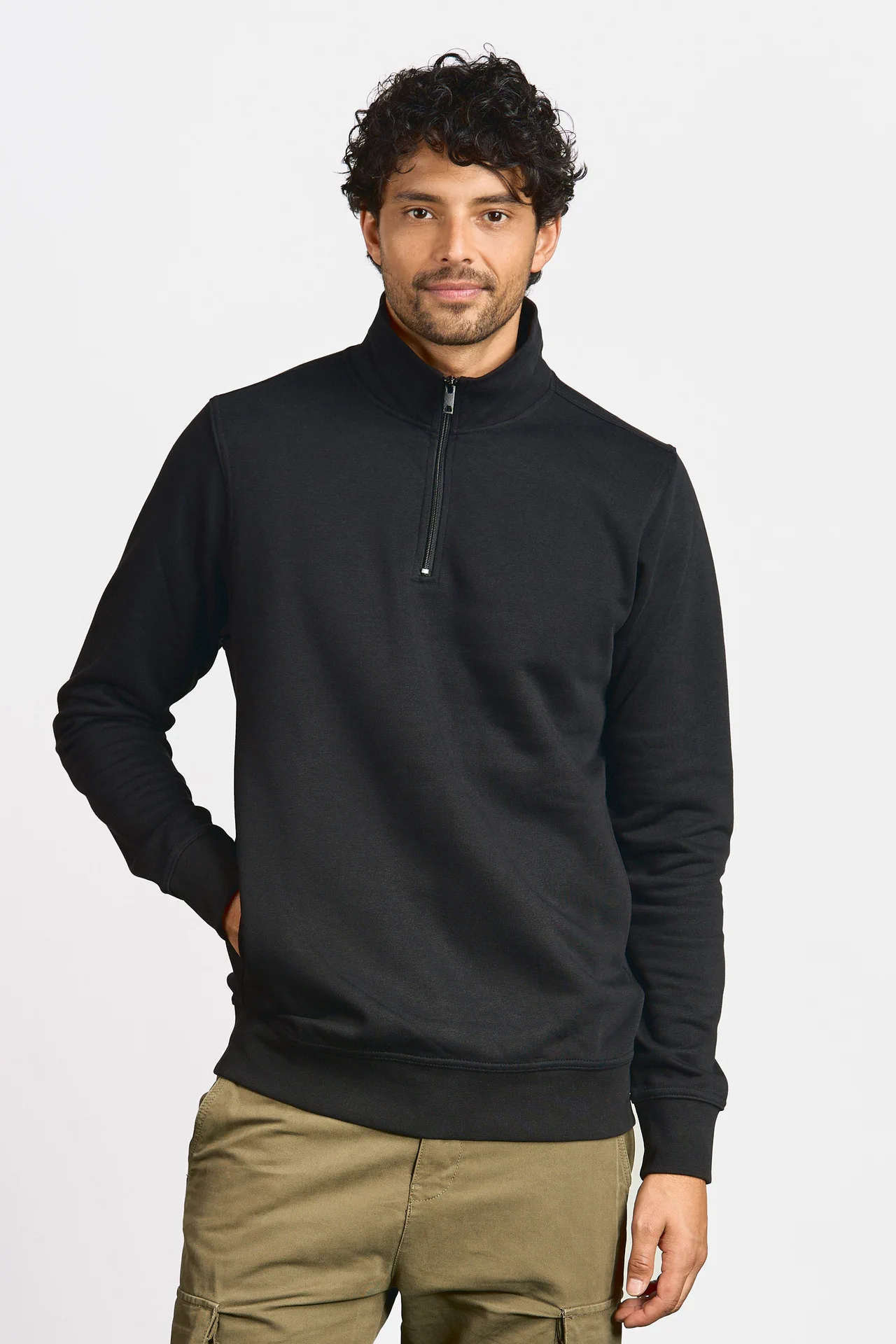 Promodoro Unisex Troyer Side Pocket