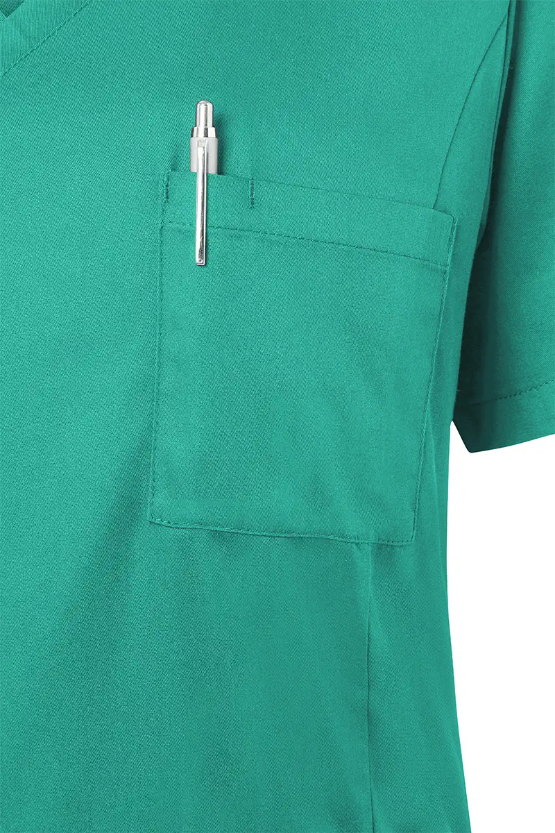 karlowsky-ks66-damen-schlupfkasack-essential-emeraldgreen-detail-7 KARLOWSKY Damen-Schlupfkasack Essential