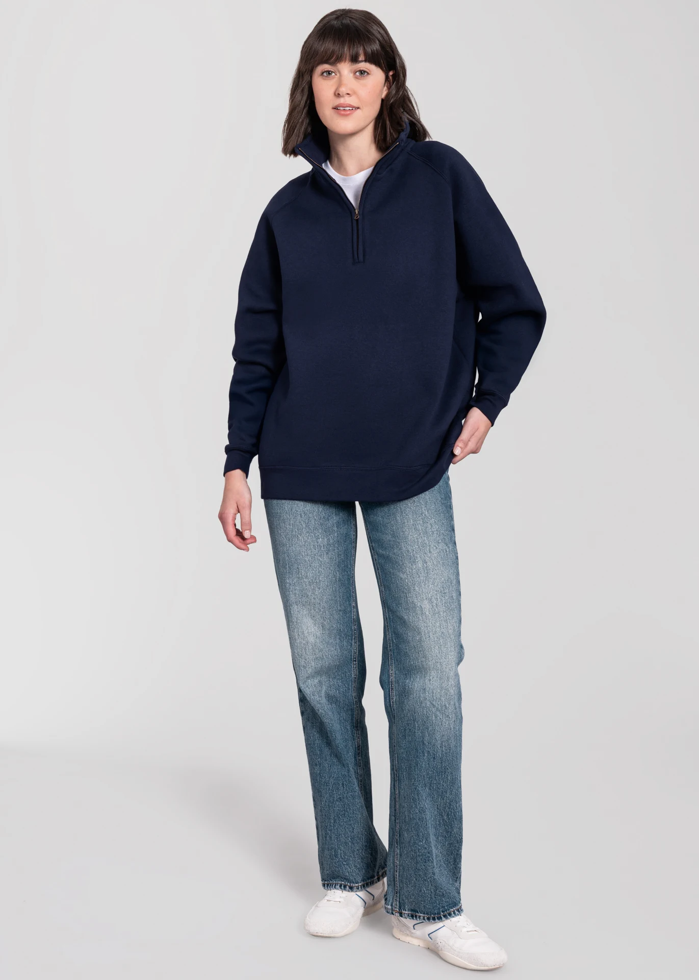 F.O.L. Iconic Premium Zip Neck Sweat