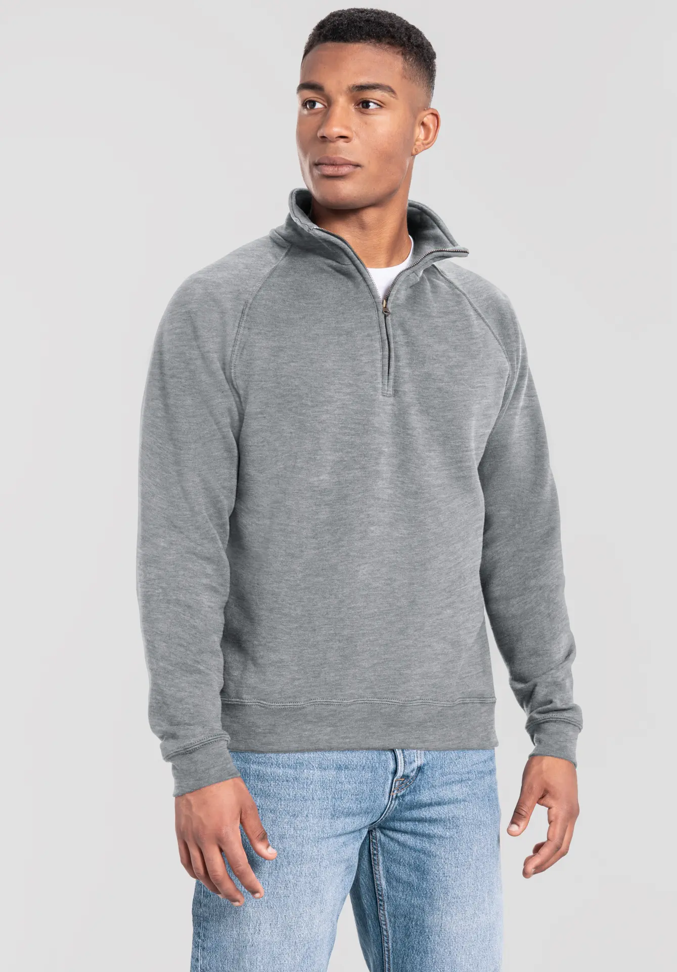 F.O.L. Iconic Premium Zip Neck Sweat