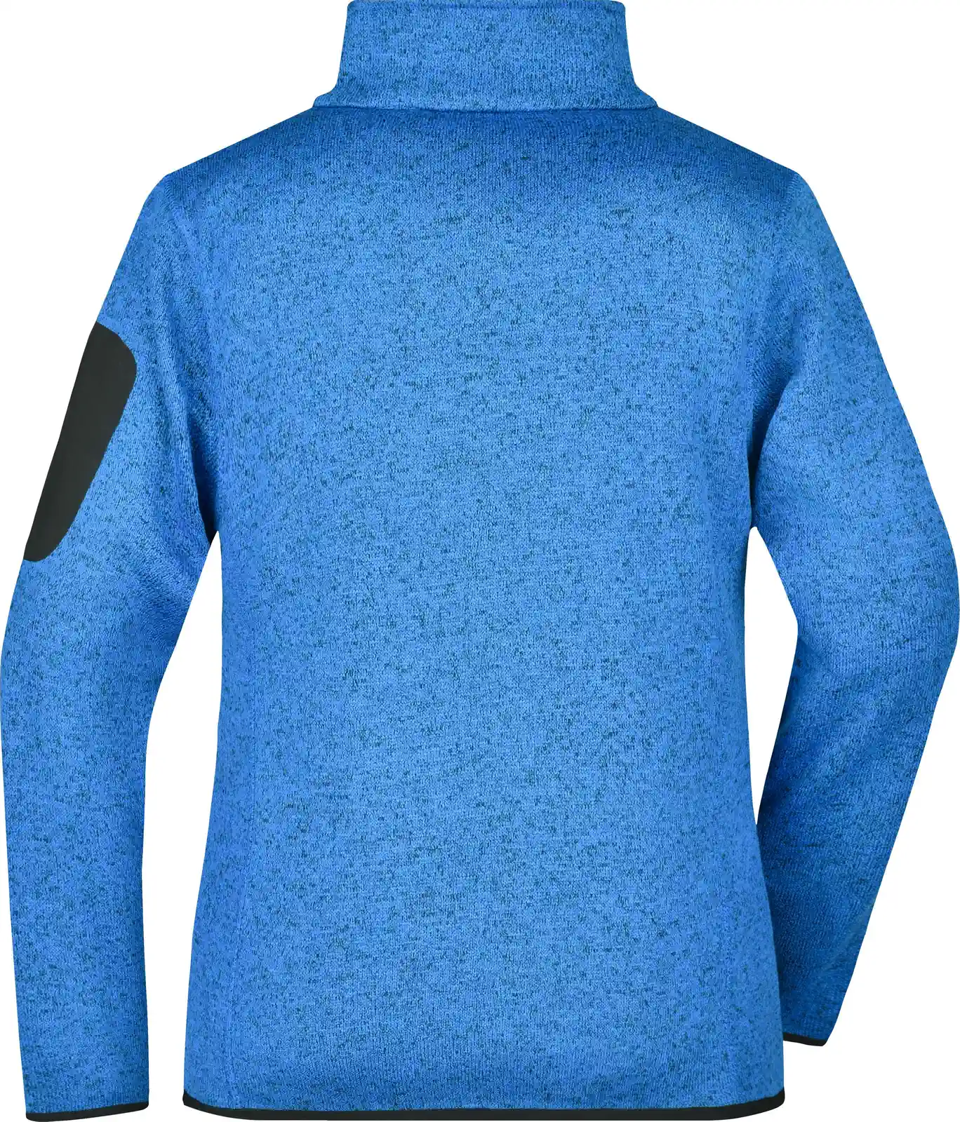 jn761-ladies-knitted-fleece-jacket-royalmelange-red-back-5 James & Nicholson Ladies Knitted Fleece Jacket