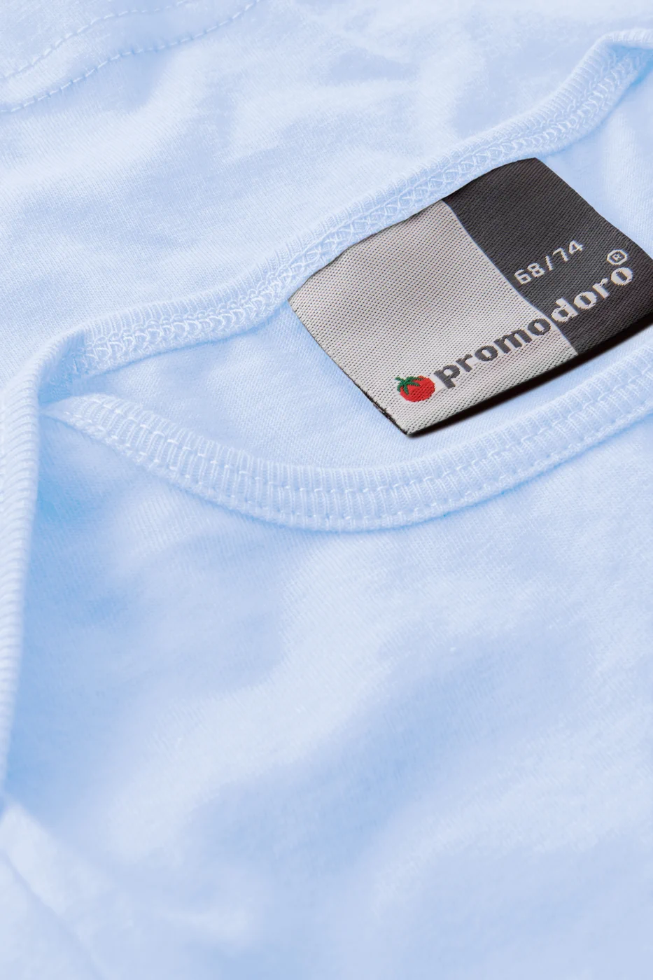 promodoro-110-baby-t-shirt-babyblue-detail-7 Promodoro Baby T-Shirt