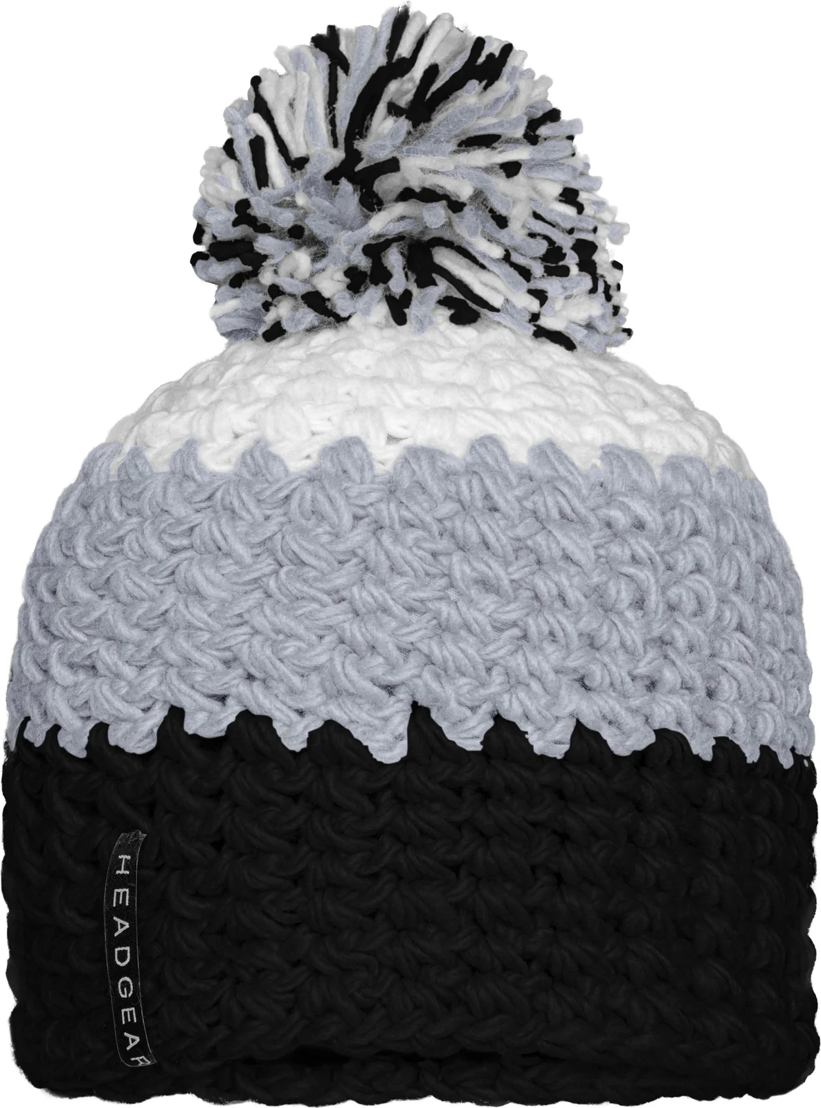 black/silver/white