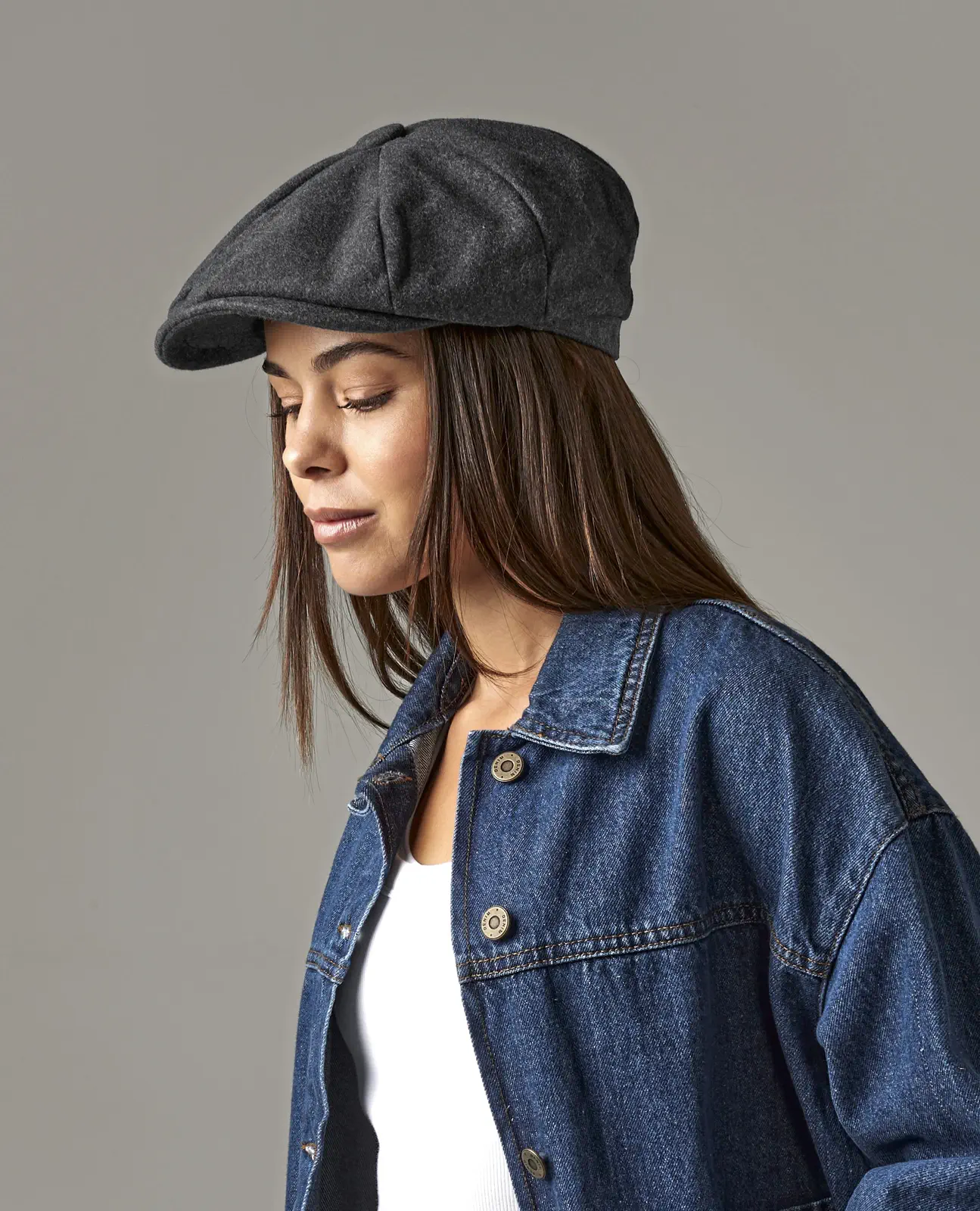 Beechfield Melton Wool Baker Boy Cap