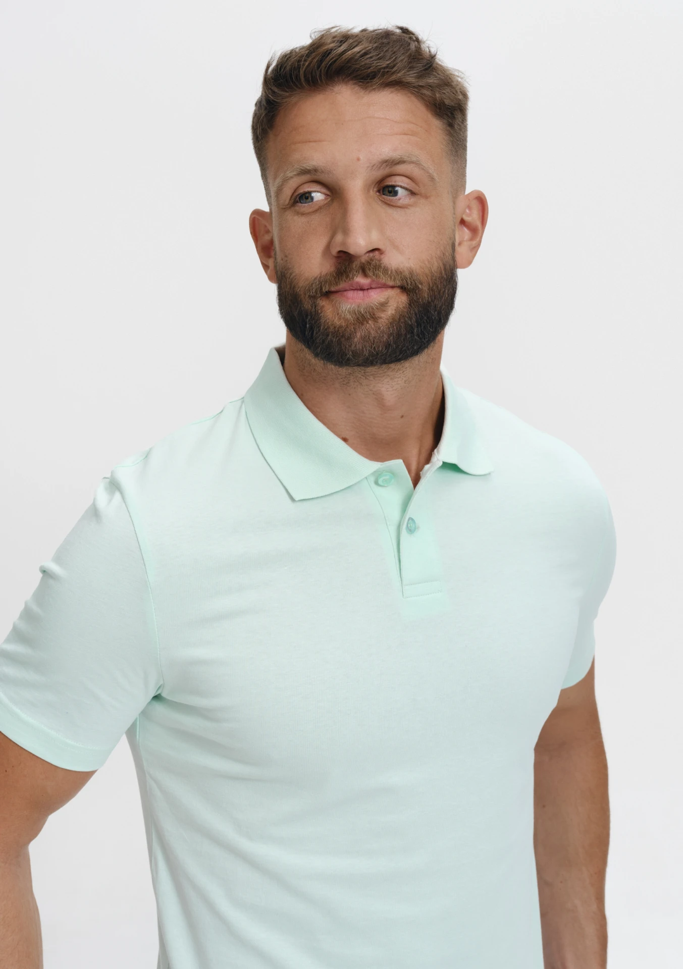 malfini-202-single-j-polohemd-herren-frost-model-1 MALFINI Polohemd Single J. 202