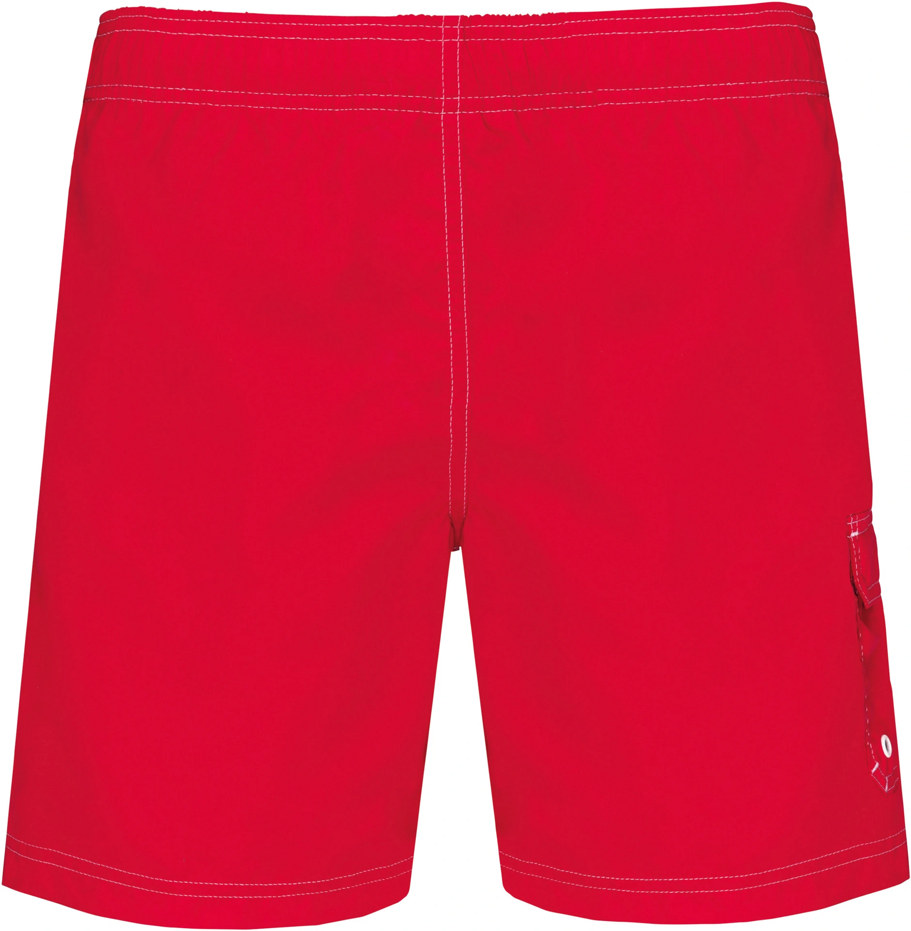 kariban-PA119-herren-badehose-red-back-6 Kariban Herren Badehose