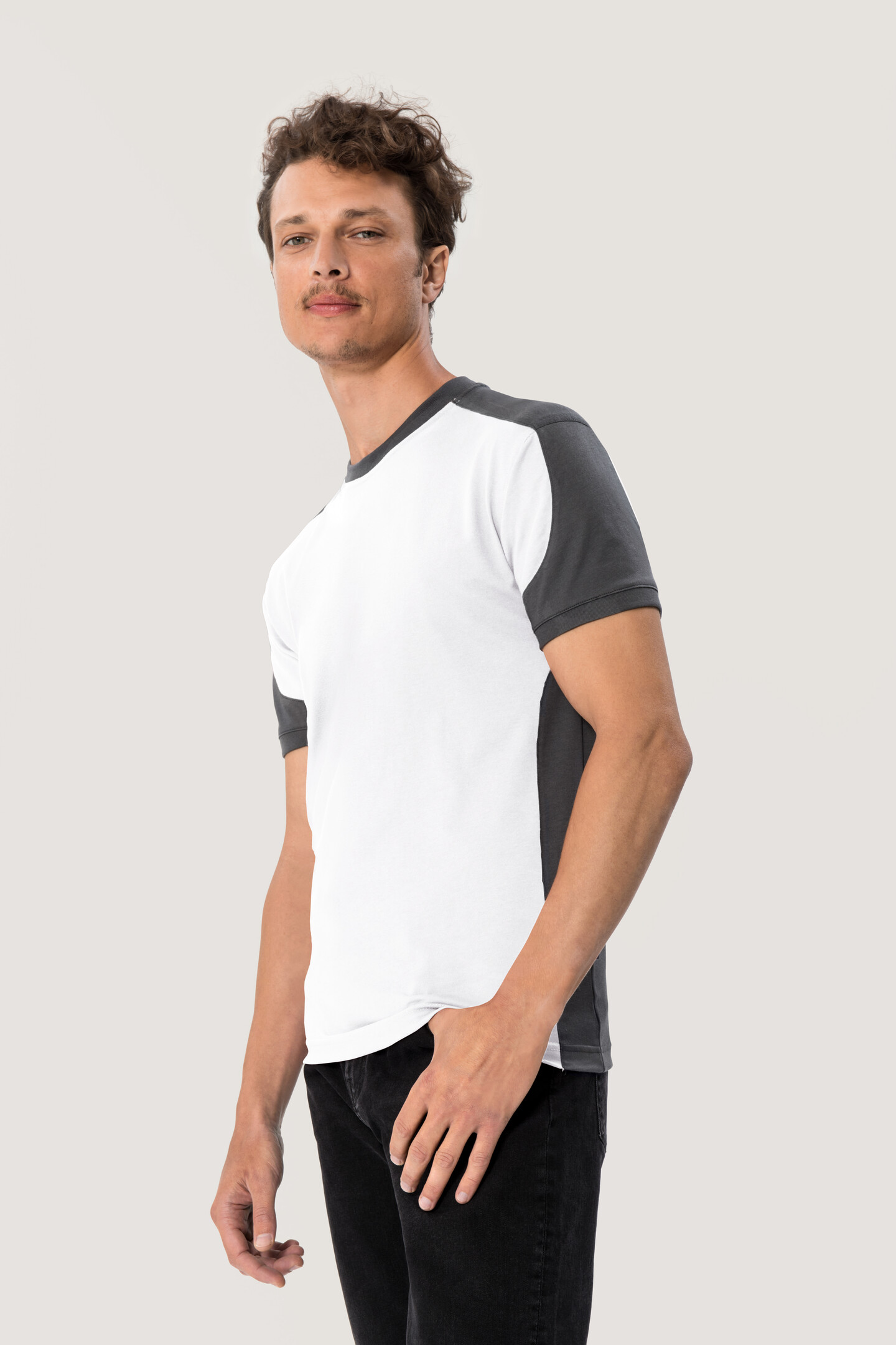 HAKRO T-Shirt-Contrast 290 Mikralinar®