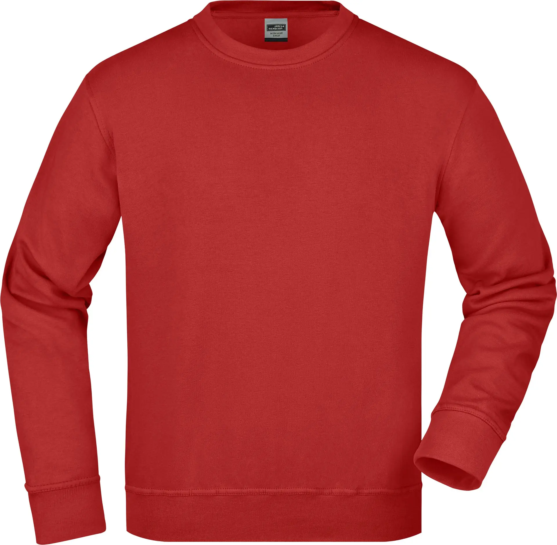 jn840-workwear-sweatshirt-wine-front-3 James & Nicholson Workwear Sweat