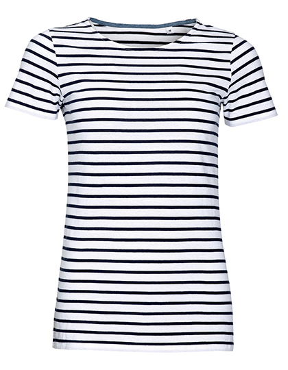SOL'S Women's Round Neck Striped T-Shirt Miles SOL'S Women's Round Neck Striped T-Shirt Miles