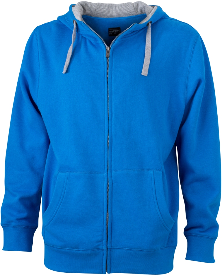 James & Nicholson Men's Lifestyle Zip-Hoody Sweat James & Nicholson Men's Lifestyle Zip-Hoody Sweat
