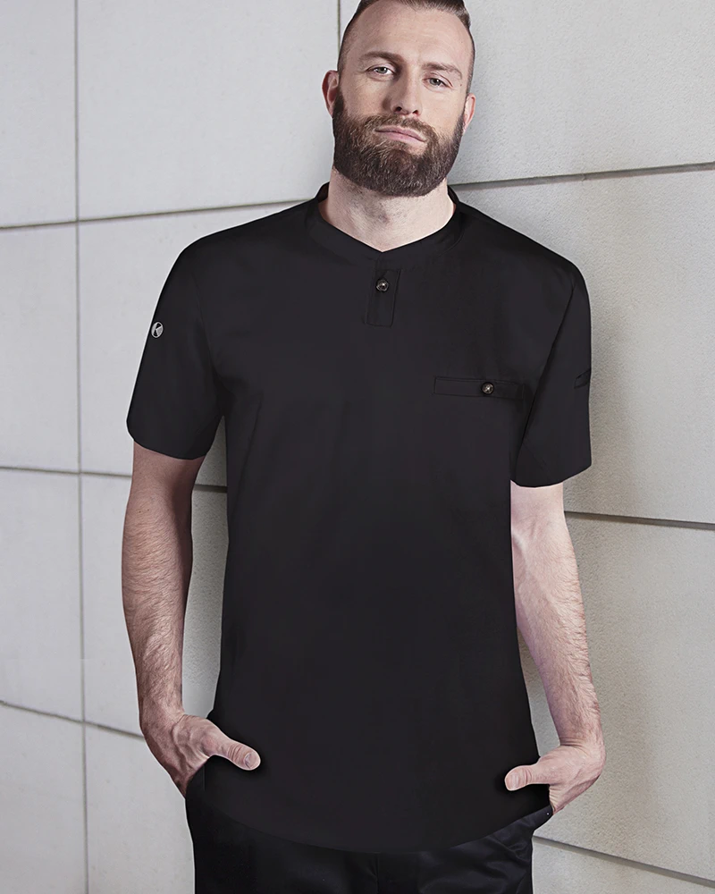 karlowsky-tm5-kurzarm-herren-arbeitsshirt-performance-black-model-2 KARLOWSKY Kurzarm Herren-Arbeitsshirt Performance