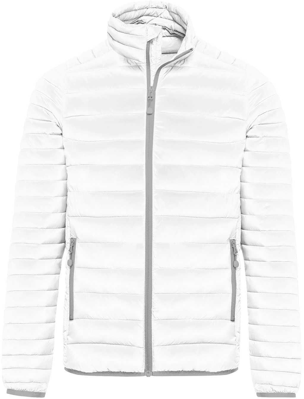 kariban-K6120-leichte-herren-steppjacke-white-front-3 Kariban Leichte Herren Steppjacke