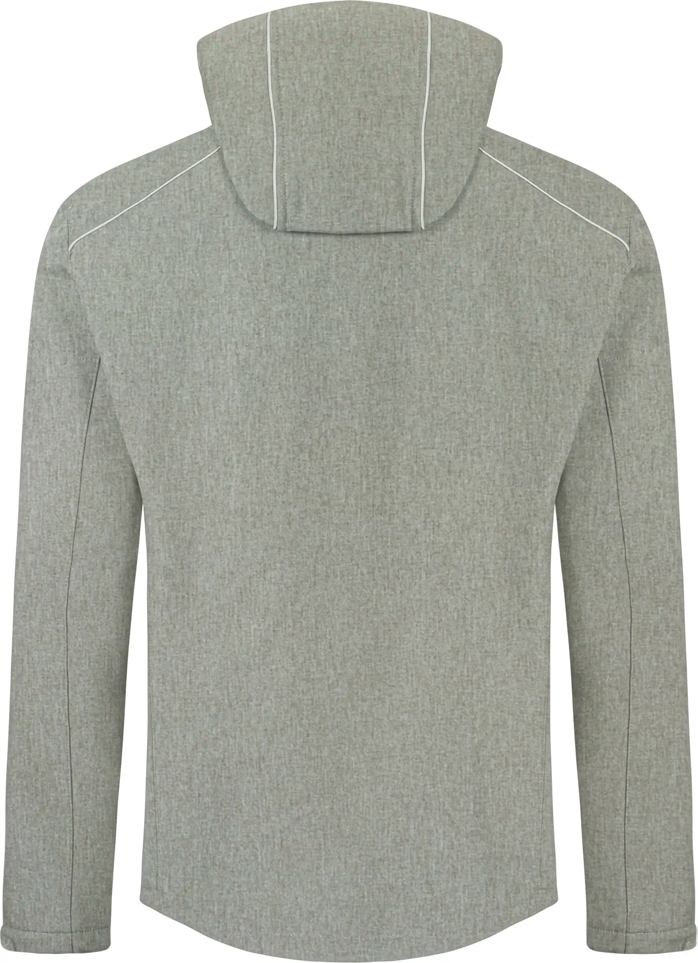 promodoro-7850-mens-softshell-jacket-heathergrey-back-6 Promodoro Men's Softshell Jacket