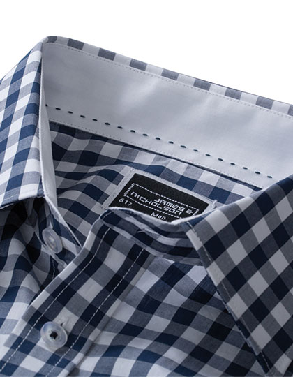 James & Nicholson Men's Checked Shirt 