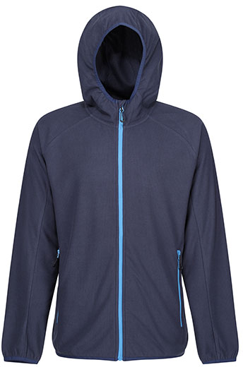 regatta-trf690-navigate-hooded-full-zip-fleece-navy-french-blue-front-1 Regatta Navigate Hooded Full Zip Fleece