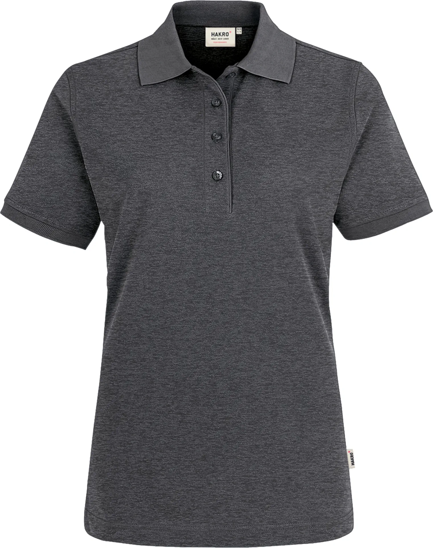 hakro-216-damen-poloshirt-mikralinar-anthrazitmeliert-front-1 HAKRO Women-Poloshirt 216 Mikralinar®