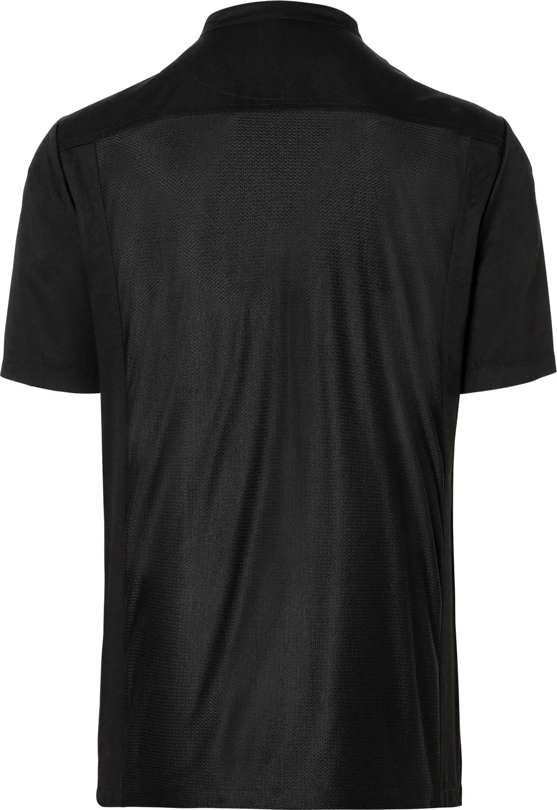 karlowsky-bjm3-kurzarm-ueberwurf-kochhemd-basic-black-back-5 KARLOWSKY Kurzarm Überwurf-Kochhemd Basic