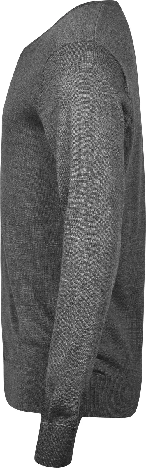 tee-jays-6001-mens-v-neck-sweater-greymelange-left-2 Tee Jays Men`s V-Neck Sweater