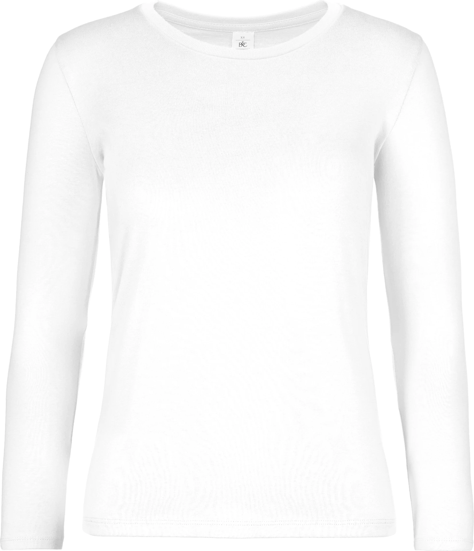 BC-TW08T-TShirt-E190-LSL-women-white-3 B&C T-Shirt #E190 Long Sleeve Women