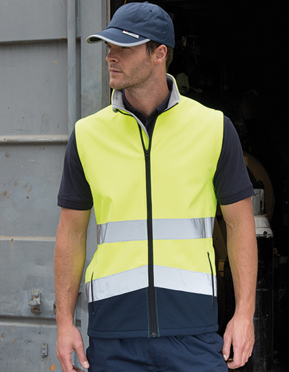 Result Printable Safety Softshell Gilet Result Printable Safety Softshell Gilet