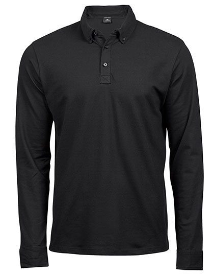 TEE JAYS Fashion Long Sleeve Luxury Stretch Polo TEE JAYS Fashion Long Sleeve Luxury Stretch Polo