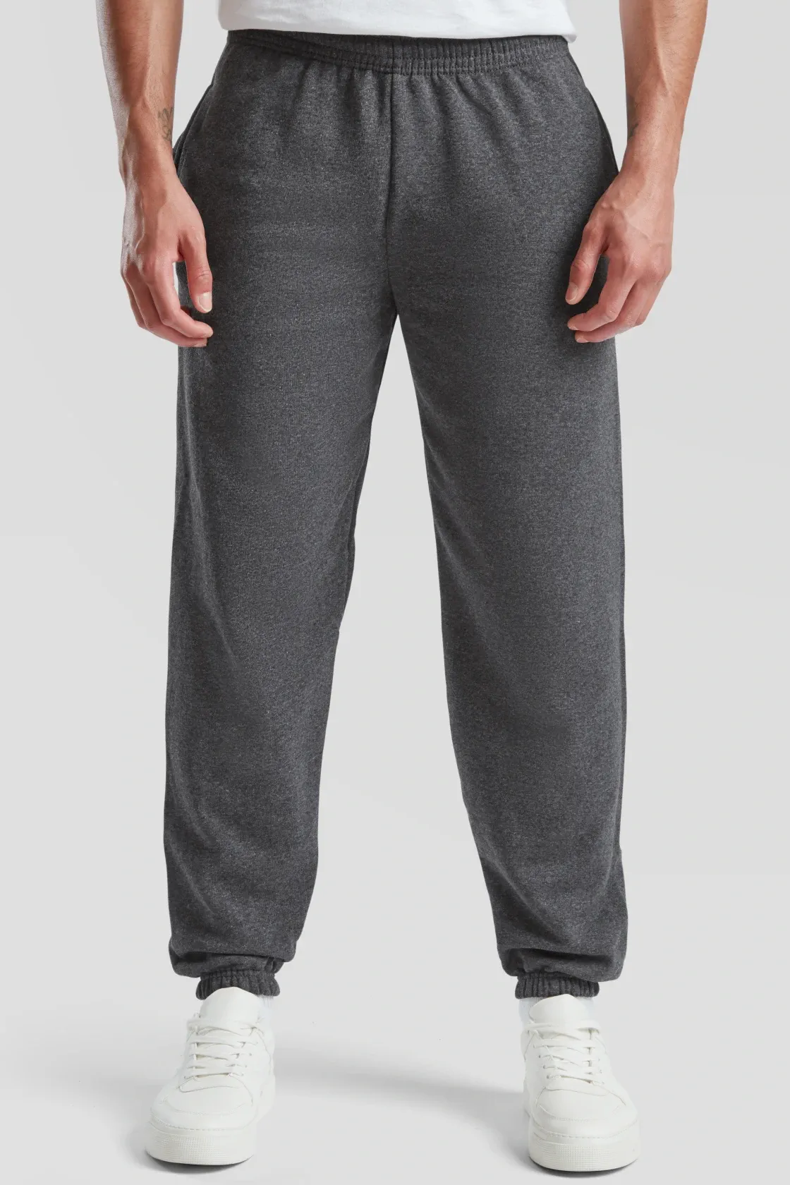 fruit-of-the-loom-64-026-0-classic-elasticated-cuff-jog-pants-darkheathergrey-model-0 F.O.L. Elasticated Cuff Jog Pants