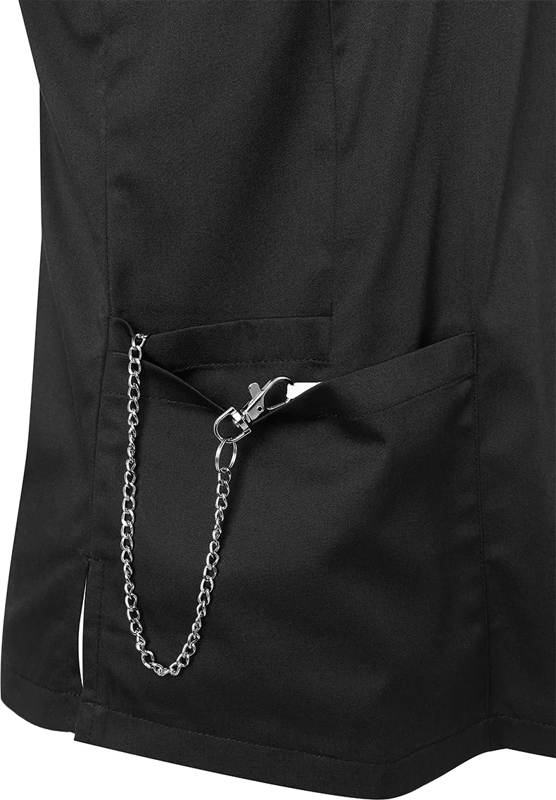 karlowsky-ks66-damen-schlupfkasack-essential-black-detail-7 KARLOWSKY Damen-Schlupfkasack Essential