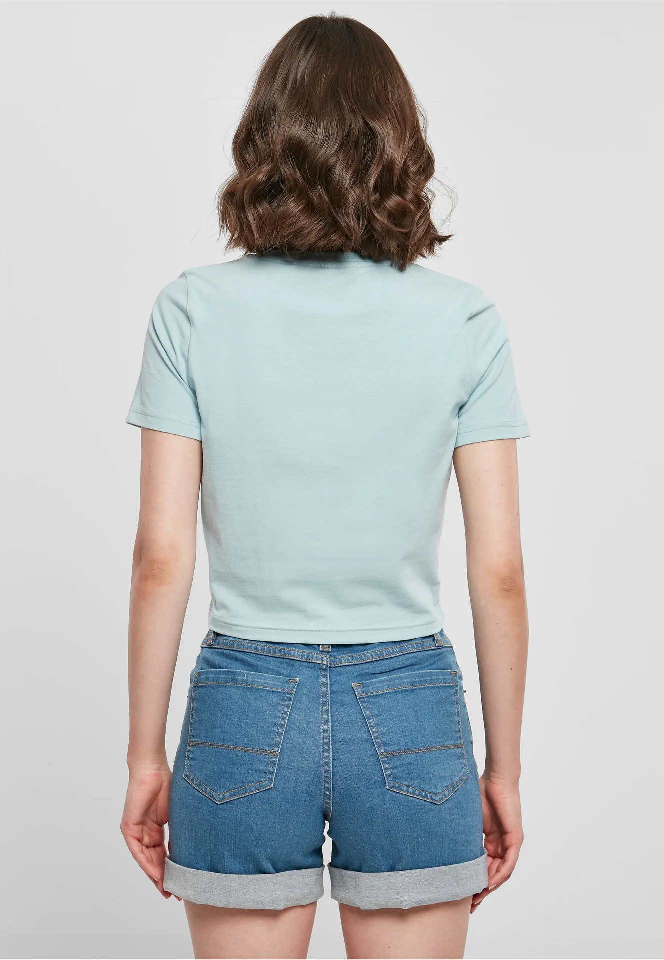Build Your Brand Ladies Cropped Tee