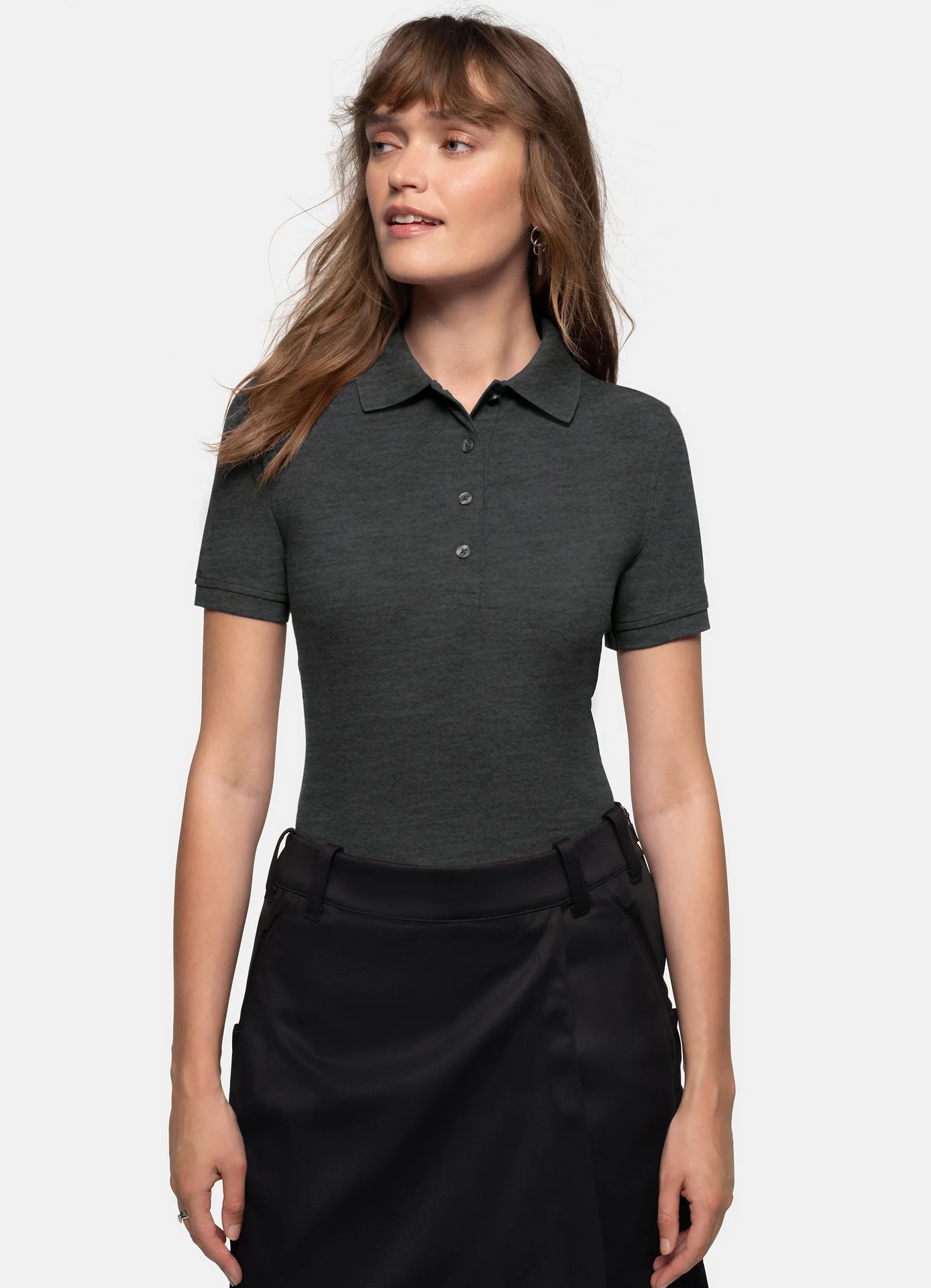 hakro-216-damen-poloshirt-mikralinar-anthrazitmeliert-model-0 HAKRO Women-Poloshirt 216 Mikralinar®