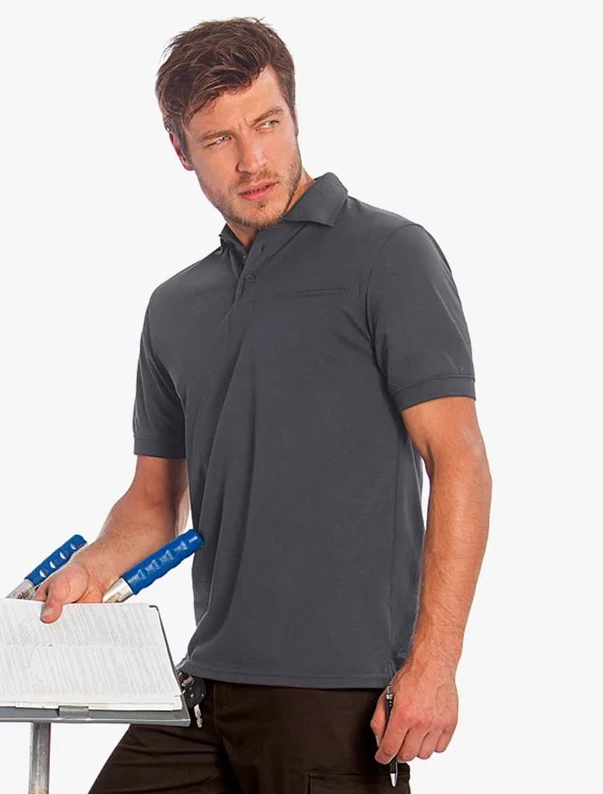 bc-puc11-workwear-blended-poloshirt-energy-pro-model-1 B&C Poloshirt Energy Pro